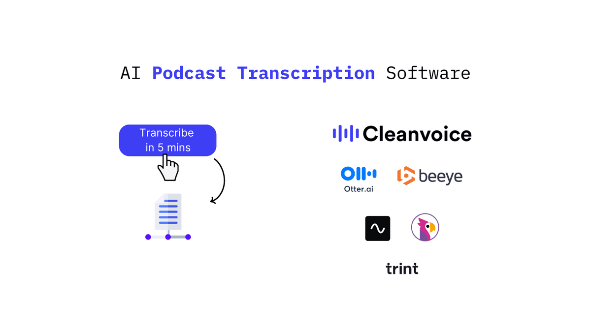 Top 6 AI Podcast Transcription Tools 2026 | Compare Features & Pricing ...