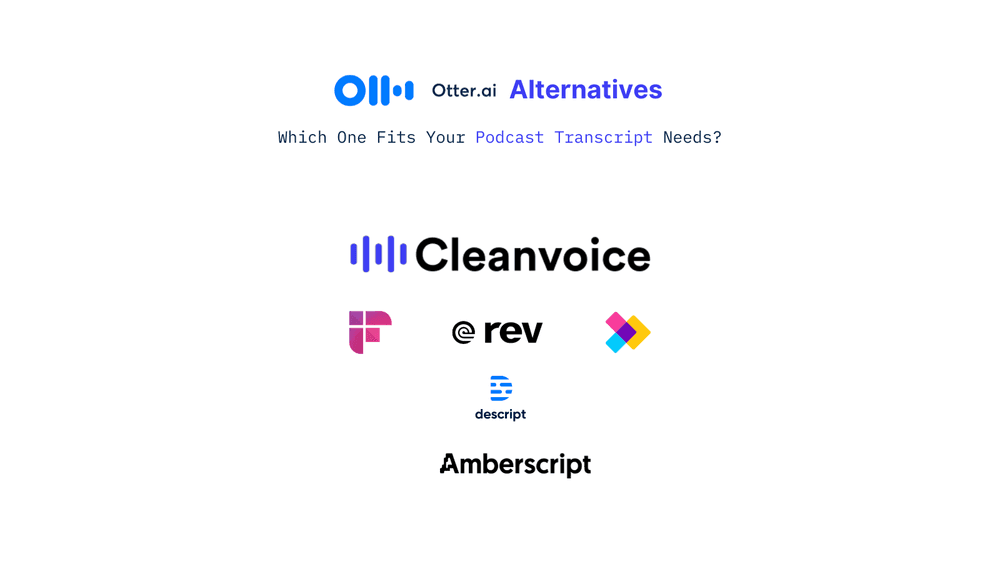 Top 6 Otter.ai Alternatives 2025: That Match Your Transcript Goals