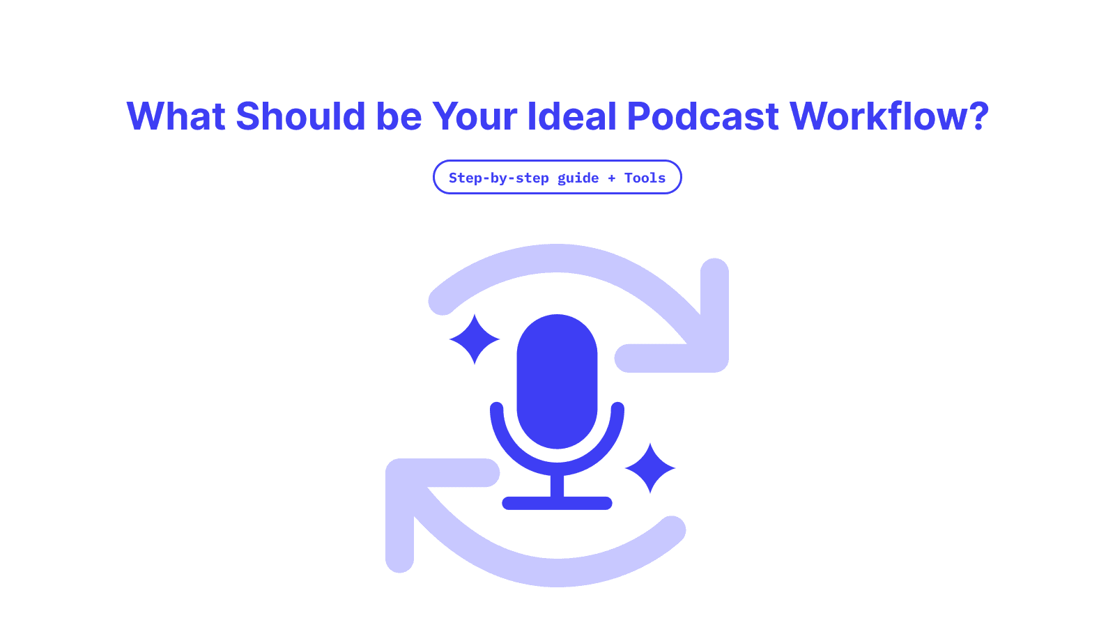 7 Steps of Podcast Workflow for Creators + Tools to Simplify It ...